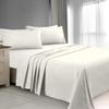 Alberta King Size Sheet Set-4 Piece Premium Sheet Set fits mattress upto 18 Inch Deep Pocket Fitted Sheets-1800 Ultra-Soft Microfiber Alberta King 96 x 96 Sheets Sets-Wrinkle Free Luxury Cream Sheets view 1