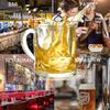 Beer Drip Tray, 12"x 7" Stainless Steel Surface Mount Kegerator Draft Beer Tray for Home Bar, Premium Metal Beer Tower Drip Pan without Bottom Drain Hole view 3
