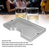 Beer Drip Tray, 12"x 7" Stainless Steel Surface Mount Kegerator Draft Beer Tray for Home Bar, Premium Metal Beer Tower Drip Pan without Bottom Drain Hole view 4