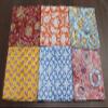 100% Cotton Hand Block Print Table Napkins, Soft Cotton 17 X 17 Inches Reusable Linens for Dinner 24 Pieces Lot view 3