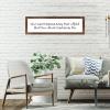 Rustic Wall Hanging Sign, Wall Art Office/Home/School/Nursery Decoration, Wood Frame Farmhouse Porch Plaque, Birthday Gifts, 6x20 Inch, Our Last Names May Not Match But Our Hearts Certainly Do view 3
