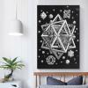 18 Famous Prints by M.C. Escher - Stars by Maurits Cornelis Escher Poster Decorative Painting Canvas Wall Art Living Room Posters Bedroom Painting 24x36inch(60x90cm) view 4