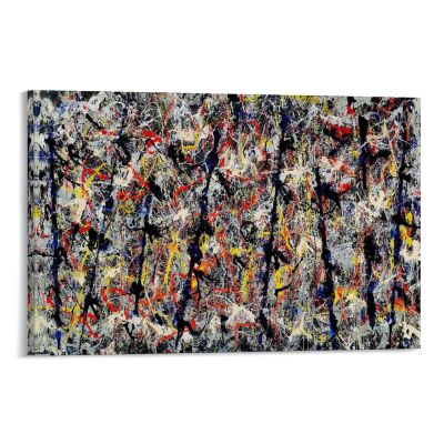 26 Abstract Paintings by Jackson Pollock - Blue Poles Poster Decorative Painting Canvas Wall Art Living Room Posters Bedroom Painting 12x18inch(30x45cm)