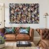 26 Abstract Paintings by Jackson Pollock - Blue Poles Poster Decorative Painting Canvas Wall Art Living Room Posters Bedroom Painting 12x18inch(30x45cm) view 3