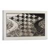 18 Famous Prints by M.C. Escher - Day and Night by Maurits Cornelis Escher Canvas Art Poster and Wall Art Picture Print Modern Family Bedroom Decor Posters 24x36inch(60x90cm) view 1