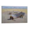 10 Famous Paintings by Frederic Remington - Fight for The Waterhole Poster Decorative Painting Canvas Wall Art Living Room Posters Bedroom Painting 12x18inch(30x45cm) view 1