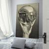 18 Famous Prints by M.C. Escher - Hand with Reflecting Sphere by Maurits Cornelis Escher Canvas Art Poster and Wall Art Picture Print Modern Family Bedroom Decor Posters 24x36inch(60x90cm) view 2