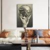 18 Famous Prints by M.C. Escher - Hand with Reflecting Sphere by Maurits Cornelis Escher Canvas Art Poster and Wall Art Picture Print Modern Family Bedroom Decor Posters 24x36inch(60x90cm) view 3