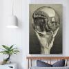 18 Famous Prints by M.C. Escher - Hand with Reflecting Sphere by Maurits Cornelis Escher Canvas Art Poster and Wall Art Picture Print Modern Family Bedroom Decor Posters 24x36inch(60x90cm) view 4
