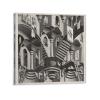 18 Famous Prints by M.C. Escher - Convex by Maurits Cornelis Escher Canvas Art Poster and Wall Art Picture Print Modern Family Bedroom Decor Posters 28x28inch(70x70cm) view 1