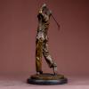 Bronze Sculpture Statue Golfer Figurines 100% Bronze Statue Handemade Art Collectible view 4