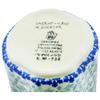 Polmedia Polish Pottery Vase UNIKAT - Waiting Birds Pattern Handmade in Boleslawiec Poland by Ceramika Artystyczna + Certificate of Authenticity view 4