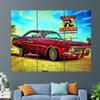 1978 Chevrolet Impala Canvas Print, Retro Chevrolet Painting, Vintage Cars Wall Art, Retro Chevrolet Canvas Print, Impala Painting view 1