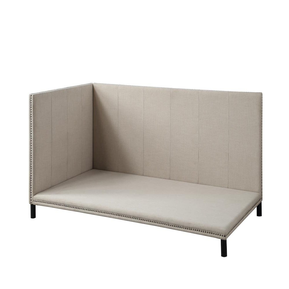 Acme Yinbella Traditional Full Daybed with Beige Linen Finish 39715