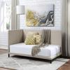 Acme Yinbella Traditional Full Daybed with Beige Linen Finish 39715 view 2