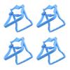 Angoily 4PCS Drinking Water Bottle Handle Bottle Carrier Lifter with Rubber Anti-Slip Holder Easy Lifting Water Bucket Handles (Blue) view 1