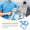 Angoily 4PCS Drinking Water Bottle Handle Bottle Carrier Lifter with Rubber Anti-Slip Holder Easy Lifting Water Bucket Handles (Blue) view 4