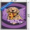 Trends International Marvel Hawkeye - Lucky (Pizza Dog) Graphic Wall Poster, 22.375" x 34", Barnwood Framed Version view 3