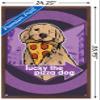 Trends International Marvel Hawkeye - Lucky (Pizza Dog) Graphic Wall Poster, 22.375" x 34", Mahogany Framed Version view 3