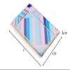 Jonathan Adler Scala Rectangle Tray, Blue/Lavender view 4