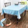 2pc Crystal Clear PVC Tablecloth Dining Table Protector Plastic Waterproof 60X90 view 4