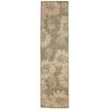 Liora Manne Carmel Indoor/Outdoor Power Loomed Synthetic Blend Low Profile Area Rug - Transitional Botanical Floral Decorative (Sunflower Field Green) (1'11" x 7'6") view 3