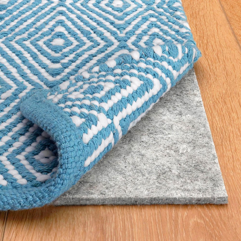 RUGPADUSA, 7'6" x 9'6", 100% Felt Rug Pad (3/8" Thick), Safe for All Floors, Low-VOC, Made in The USA, 2-Year Warranty