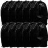 Adult Standard Black Velvet Cremation Urn Bag 10-Pack  Velvet Cotton Bags for Urns  9"L x 6"W x 13"H  Fits Pet or Human Urns Up to 13"H view 1