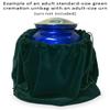Adult Standard Black Velvet Cremation Urn Bag 10-Pack  Velvet Cotton Bags for Urns  9"L x 6"W x 13"H  Fits Pet or Human Urns Up to 13"H view 4