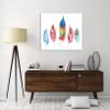 Jaxson Rea "Rainbow Feathers IV Gallery Wrapped Canvas by Farida Zaman, 32" x 24" view 4