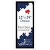(1) -13x39-1.25" Flat Black Profile - Puzzle Frame - Hanging Hardware and Plexiglass Included view 1