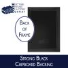 (1) -13x39-1.25" Flat Black Profile - Puzzle Frame - Hanging Hardware and Plexiglass Included view 4