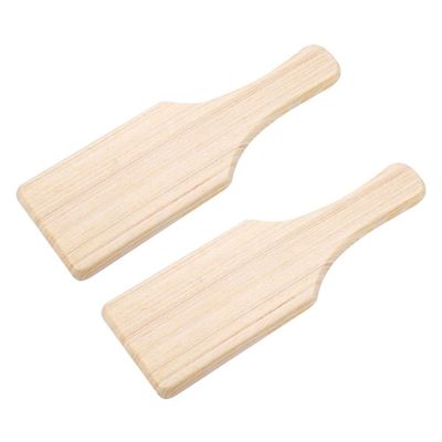 Wakauto 2pcs Pottery Board Tool for Clay Sculpting Wooden Compression Board for Modeling Crafts for Boys and Girls and Adults
