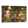 27 Masterpieces by John William Waterhouse - Echo and Narcissus Poster Decorative Painting Canvas Wall Art Living Room Posters Bedroom Painting 12x18inch(30x45cm) view 1