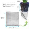 boUod 5pcs 5 Gallon Gopher and Vole Wire Baskets Protect Plants, Trees, Flowers and Bulbs from Voles, Gophers and Moles view 2