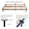 4 Pcs Adjustable Height Center Support Leg for Bed Frame, Bed Center Slat Heavy Support Leg, Extra Durable Steel Furniture Foot | Suitable for Bed Frame Sofa Furniture Cabine Foot Legs (7.08"-13.3") view 4