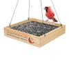 Enesco Izzy and Oliver Caring Cardinals Hanging Square Tray Bird Feeder, 9.8 by 9.8 Inch, Multicolor view 3