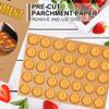 200 Pcs Parchment Paper Sheets, 12 x 16 Inches Air Fryer Disposable Paper Liners, Non-Stick Precut Parchment Paper for Baking, HOFHTD Unbleached Baking Papers for Cooking, Grilling, Roasting, Steaming view 2