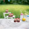 1 Set of Cake Stand 3 Tier Plastic Cake Display Stand Round Dessert Tower Cupcake Display Holder Decoration for Baby Shower Wedding Easter Party Centerpiece Decoration view 3