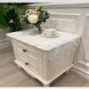 COMFEELING Bedside Tablecloth Lace Doilies for Side Table Cloth Runner Tabletop Dust Cover Bedroom Nightstand Decor view 2