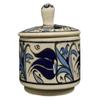 EliPOT Ceramic Sugar Holder, Ceramic Sugar Holder, Ceramic Table Sugar Holder (White and Light Blue) view 2