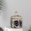 EliPOT Ceramic Sugar Holder, Ceramic Sugar Holder, Ceramic Table Sugar Holder (White and Dark Blue) view 1