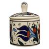 EliPOT Ceramic Sugar Holder, Ceramic Sugar Holder, Ceramic Table Sugar Holder (White and Dark Blue) view 2
