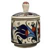 EliPOT Ceramic Sugar Holder, Ceramic Sugar Holder, Ceramic Table Sugar Holder (White and Red) view 2