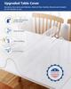56X84 Inch Clear Dining Room Table Cover Plastic Tablecloths Waterproof Office Desk Blotter Mat 1.5mm Thick Wood Furniture Topper Protector Pad for Night Stand End Side Table Kitchen Countertop view 2