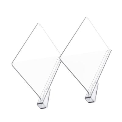4pcs Shelf Wardrobe Partition Multi-use Dividers Cabinet Partition Shelf Dividers Closet Dividing Supplies Acrylic Cabinet Divider Nail- Acrylic Dividers Rack Dividers