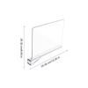 4pcs Shelf Wardrobe Partition Multi-use Dividers Cabinet Partition Shelf Dividers Closet Dividing Supplies Acrylic Cabinet Divider Nail- Acrylic Dividers Rack Dividers view 2