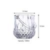ECVYGJ Ice Bucket Wine Bucket Elegant Crystal Ice Bucket with Handles, Wine Cooler Bucket, Glass Bucket, Perfect for Your Home Bar KTV Party Keep Wine Cold (Color : E) view 2