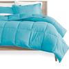 luxuriousdeals 800 Thread Count 100% Egyptian Cotton 300 GSM Goose Down Alternative 3 PC Comforter Set (1 PC Comforter and 2 Pillow Cases) Full Size Aqua Blue view 3
