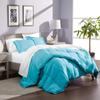luxuriousdeals 800 Thread Count 100% Egyptian Cotton 300 GSM Goose Down Alternative 3 PC Comforter Set (1 PC Comforter and 2 Pillow Cases) Full Size Aqua Blue view 4